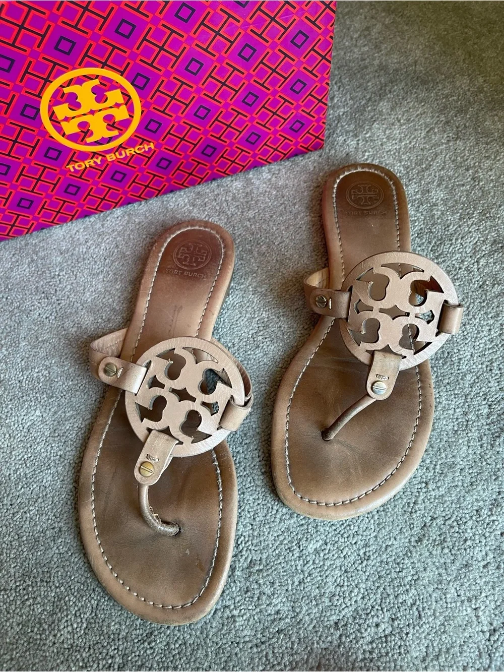 Authentic Tory Burch miller sandal